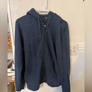 UNIQLO womens zip up hoodie sweater